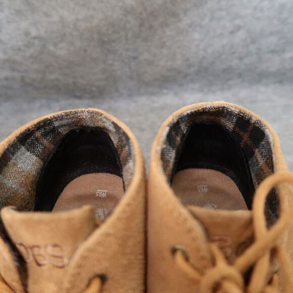 Skechers Shoes Womens 6.5 Bob Bootie Wedge Desert Leather Lace Up Comfort Brown - Picture 14 of 15